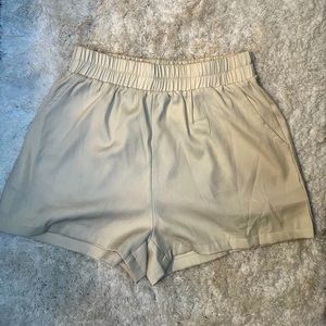 Cream colored shorts from Shein. Size medium.